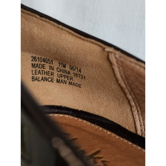 Clarks Women's Sage Copper Slip On Dress Shoe Pump Dark Chocolate Brown Size 11M - Picture 9 of 10